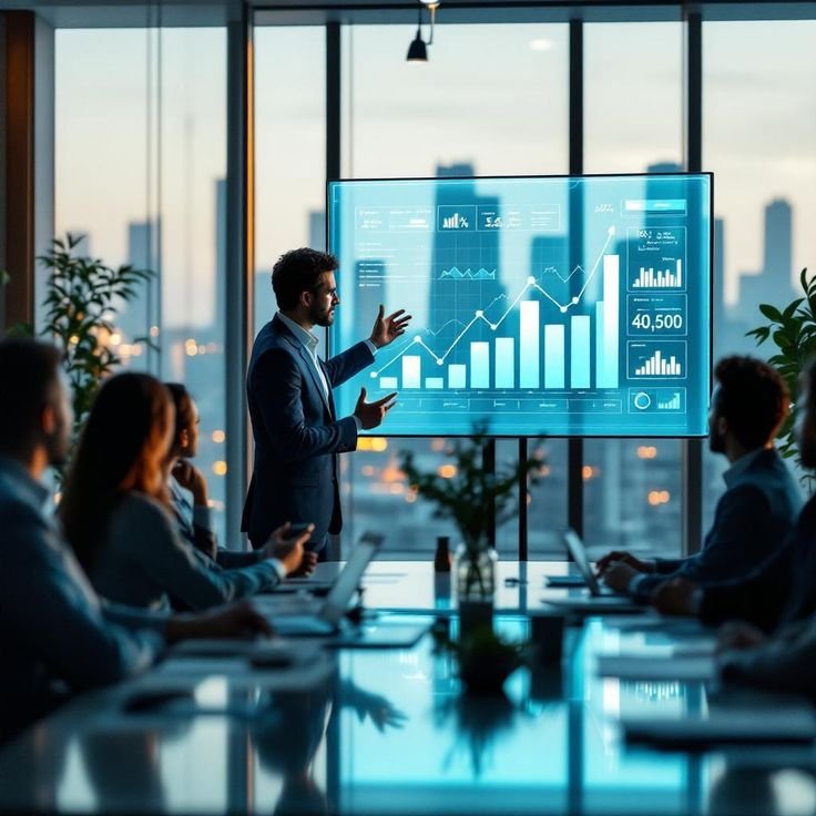 Professional business consultation meeting